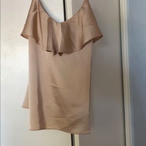 harlyn silk champagne top